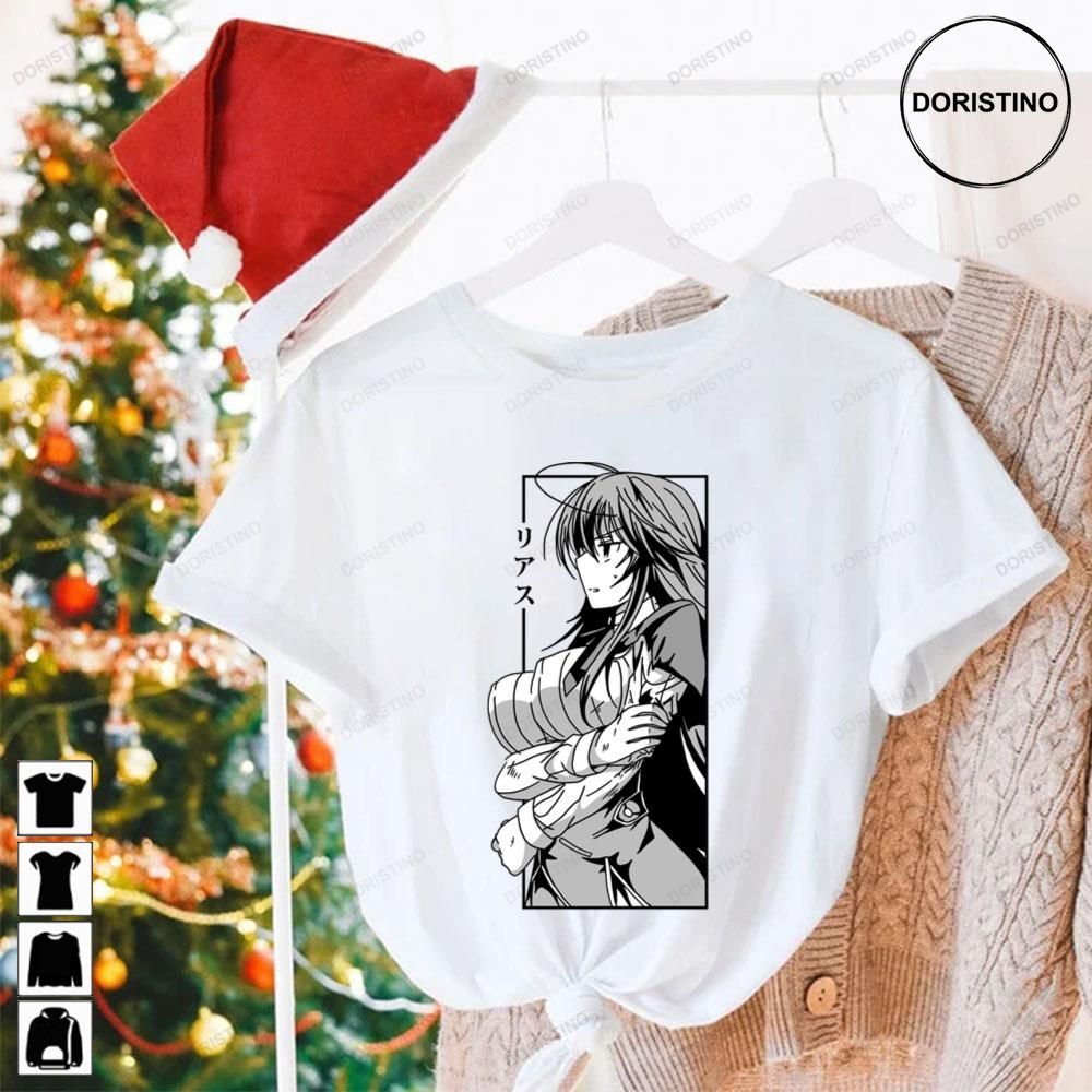 Black Whtie Rias Gremory Waifu Highschool Dxd Limited Edition T-shirts